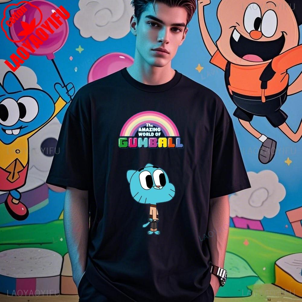 The Amazing World of Gumball Gumball and Darwin Printed T-shirt Tops for Fitness Training Jogging Outdoor Activities 2XL
The Amazing World of Gumball Gumball and Darwin Printed T-shirt Tops for Fitness Training Jogging Outdoor Activities 2XL