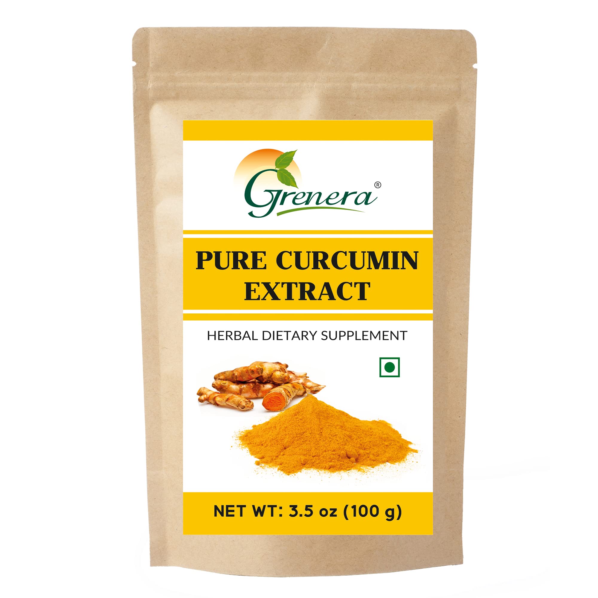 Порошок екстракту чистої куркуми Grenera (Високоякісний екстракт куркуми, 95% куркуміноїдів) Підтримка імунітету та суглобів, 100 грамів
Порошок екстракту чистої куркуми Grenera (Високоякісний екстракт куркуми, 95% куркуміноїдів) Підтримка імунітету та суглобів, 100 грамів
