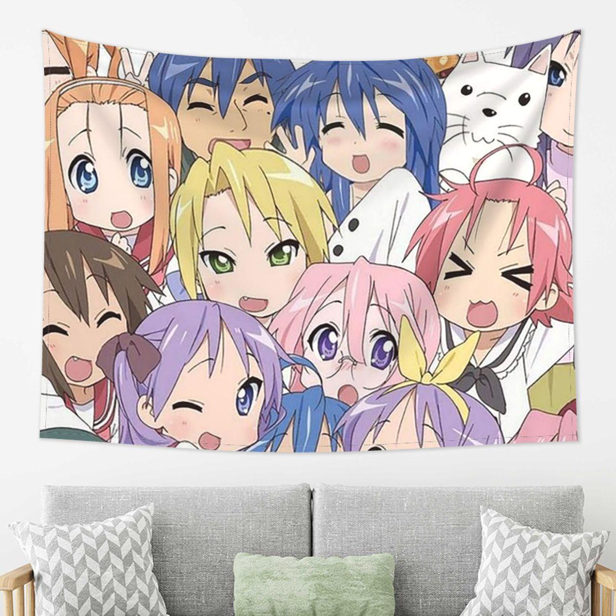 Lucky Star Anime Lucky Star Anime Tapestry Wall Hanging Aesthetic Home Decor Tapestries for Dorm Room 74x94cm(29x37in)
Lucky Star Anime Lucky Star Anime Tapestry Wall Hanging Aesthetic Home Decor Tapestries for Dorm Room 74x94cm(29x37in)