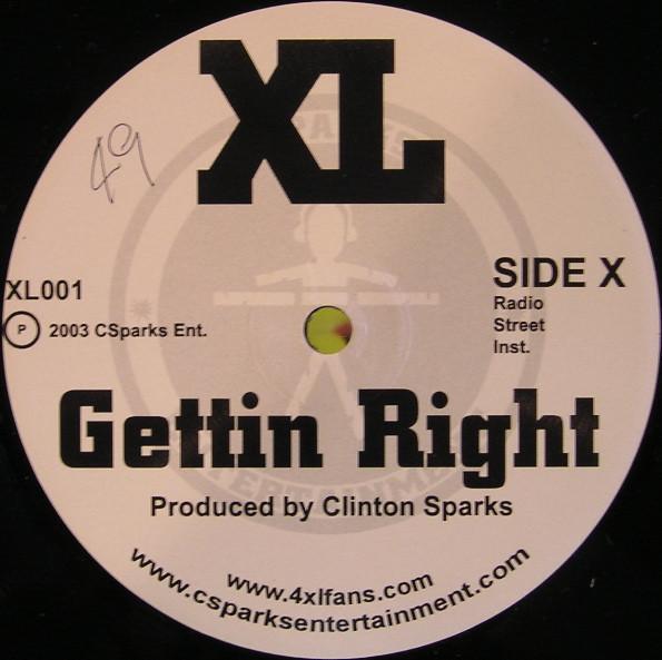 12inch Record XL - Gettin Right / Perks XL001 CSparks Enterta 2003 US Rap & Hip-Hop/R&B Used
12inch Record XL - Gettin Right / Perks XL001 CSparks Enterta 2003 US Rap & Hip-Hop/R&B Used