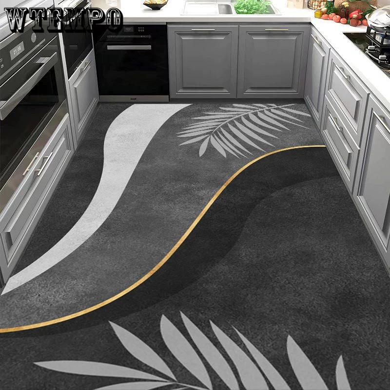 Придверный коврик Кухонный длинный коврик для пола Противоскользящий коврик для ног Грязеотталкивающий ковер 40 * 120cm
Придверный коврик Кухонный длинный коврик для пола Противоскользящий коврик для ног Грязеотталкивающий ковер 40 * 120cm