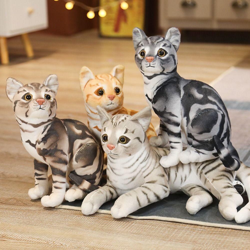 Stuffed Aniamls Stuffed Cat Doll Plush Cat Simulation Cat Toy Lifelike Cat Plush Toy Home Decor
Stuffed Aniamls Stuffed Cat Doll Plush Cat Simulation Cat Toy Lifelike Cat Plush Toy Home Decor