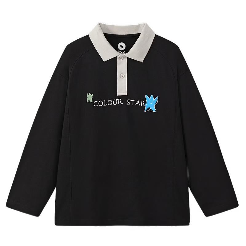 MQD Boys Color-block Preppy Long-Sleeve Polo Shirt 150cm
MQD Boys Color-block Preppy Long-Sleeve Polo Shirt 150cm