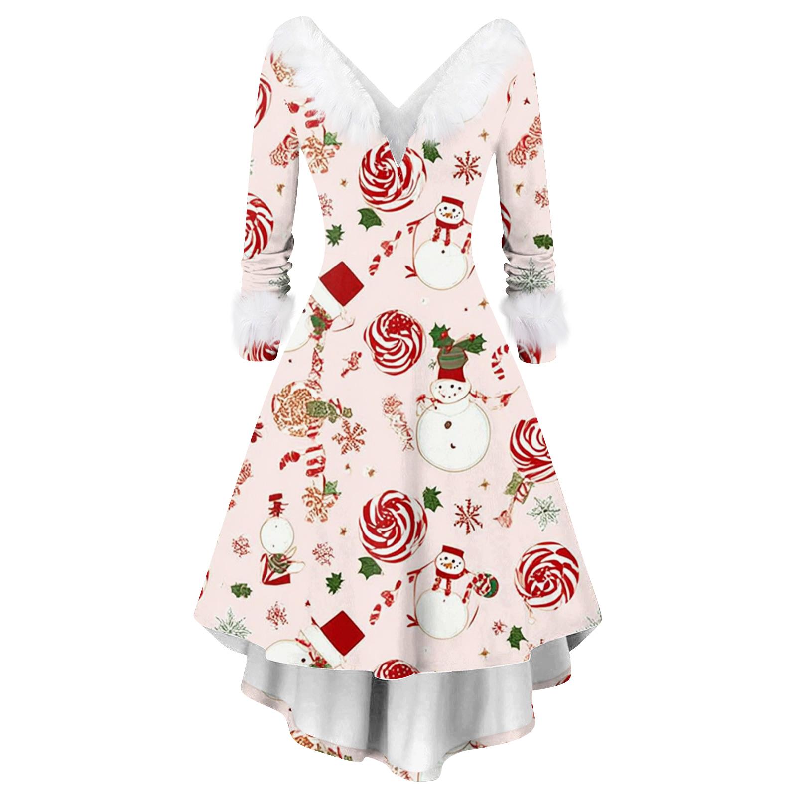 Жіноча Мода Елегантна Осінньо-Зимова Сукня з Довгим Рукавом та V-Подібним Вирізом з Різдвяним Принтом M білий
Жіноча Мода Елегантна Осінньо-Зимова Сукня з Довгим Рукавом та V-Подібним Вирізом з Різдвяним Принтом M білий