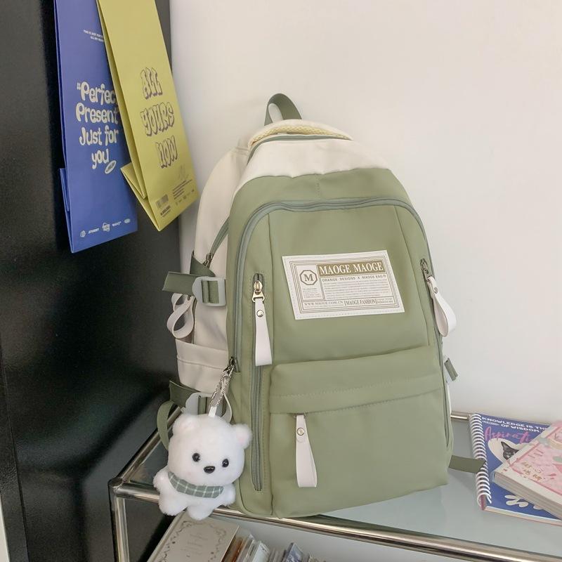 Junior high school student schoolbag girl high school Mori high value middle school student large capacity backpack ins backpack advanced sense Single pack зелений
Junior high school student schoolbag girl high school Mori high value middle school student large capacity backpack ins backpack advanced sense Single pack зелений