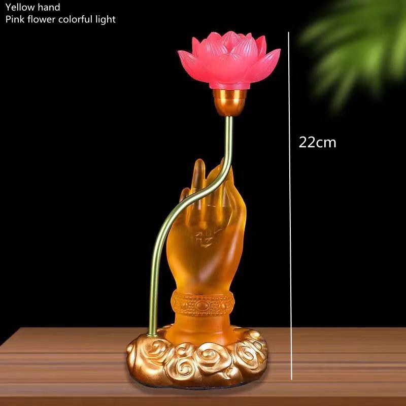 Colorful Lotus Discolores Crystal Lamp Plug In Payment Glazed Bergamot LED Buddha Lamp Household Prayer Lamp Buddhist Utensils
Colorful Lotus Discolores Crystal Lamp Plug In Payment Glazed Bergamot LED Buddha Lamp Household Prayer Lamp Buddhist Utensils