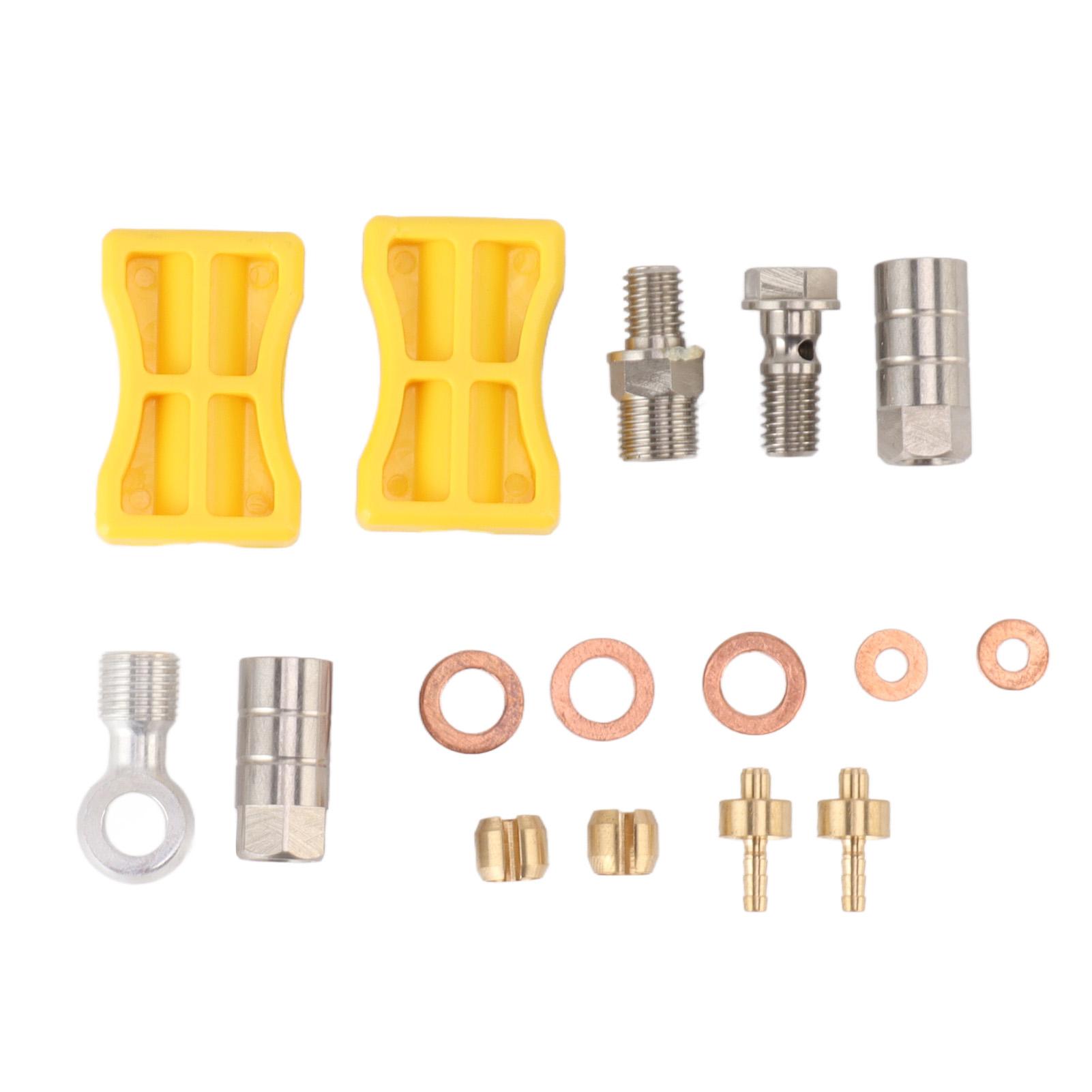 Bike Brake Hose Connector Aluminium Alloy Durable Easy Installation Hydraulic Bike Brake Hose Set
Bike Brake Hose Connector Aluminium Alloy Durable Easy Installation Hydraulic Bike Brake Hose Set