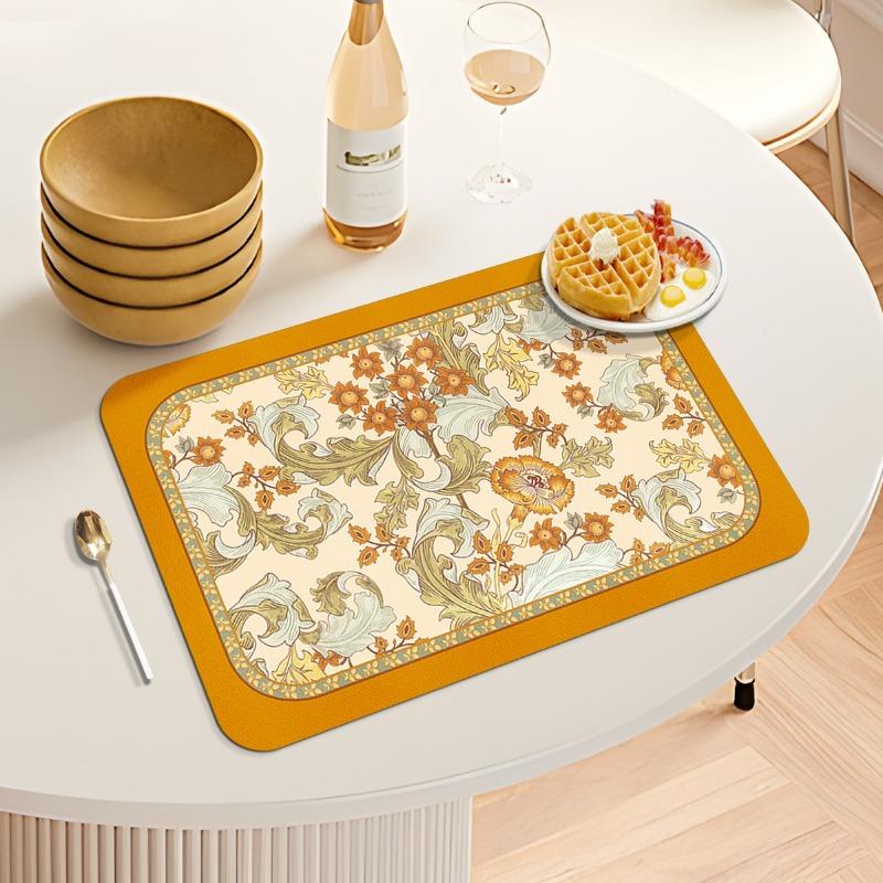 2024 Light Luxury Nordic Style Leather Placemat PVC Waterproof Oil-Proof Table Mat Disposable Anti-Scald Western-Style Placemat 1pcs
2024 Light Luxury Nordic Style Leather Placemat PVC Waterproof Oil-Proof Table Mat Disposable Anti-Scald Western-Style Placemat 1pcs