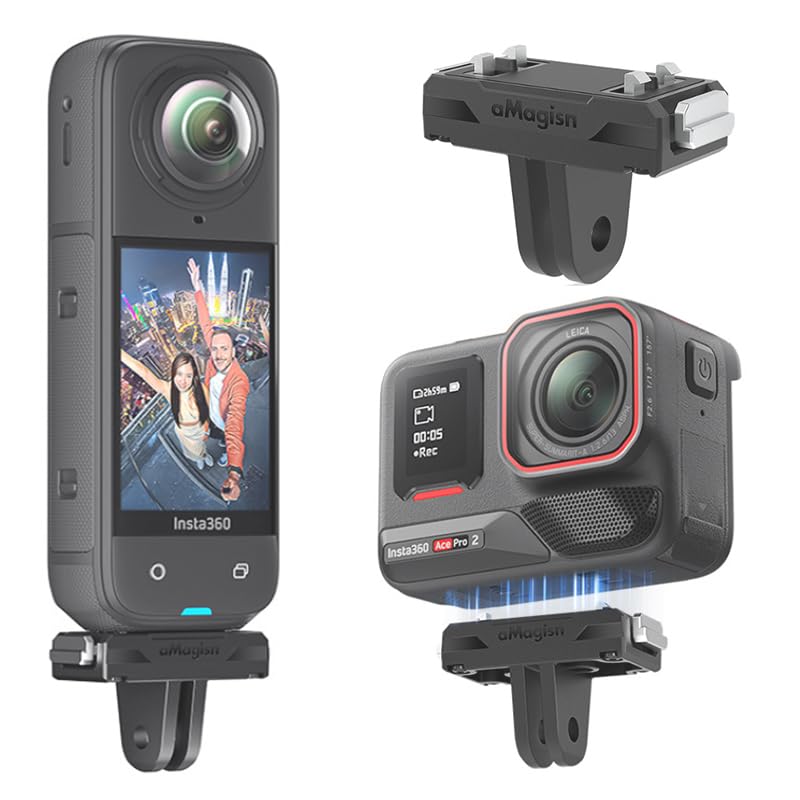 Compatible with Insta360 Pro Magnetic Mount ABS Adapter Quick Release Adapter Mount Connectable Tripod Selfie Stick X5/Ace 2/Ace Pro/Ace Two-Claw
Compatible with Insta360 Pro Magnetic Mount ABS Adapter Quick Release Adapter Mount Connectable Tripod Selfie Stick X5/Ace 2/Ace Pro/Ace Two-Claw