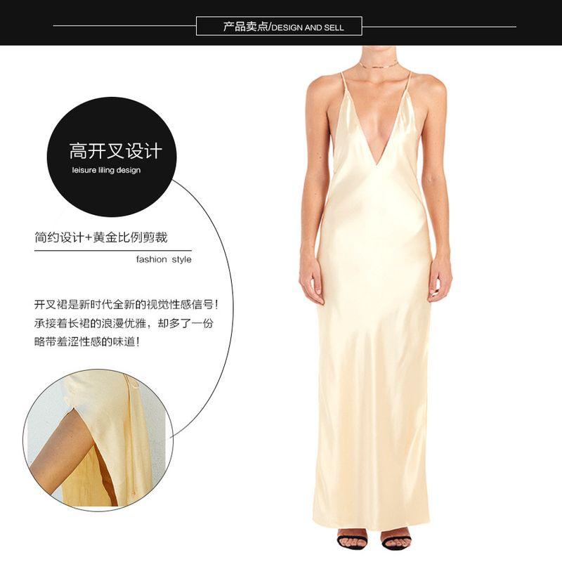 2025 Платье-комбинация с открытой спиной, длинное, свадебное платье Red XL
2025 Платье-комбинация с открытой спиной, длинное, свадебное платье Red XL