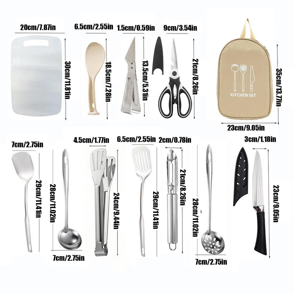 Camping Cooking Utensils Camping Kitchen Tong Cookware Portable Equipment Tool Cookware for Women Men Hiking Trekking BBQ Picnic хакі
Camping Cooking Utensils Camping Kitchen Tong Cookware Portable Equipment Tool Cookware for Women Men Hiking Trekking BBQ Picnic хакі