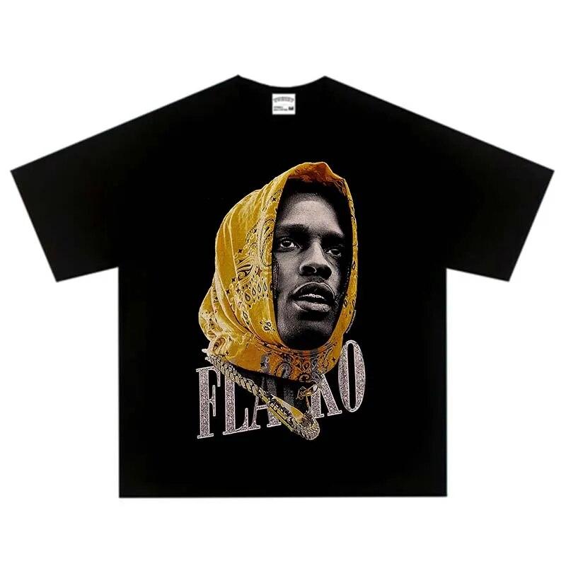 Summer Men T-shirt Streetwear Vintage Washed Rapper Portrait Print T-shirt Cotton Oversize Graphics Tee Top Shirts Men Clothing
Summer Men T-shirt Streetwear Vintage Washed Rapper Portrait Print T-shirt Cotton Oversize Graphics Tee Top Shirts Men Clothing