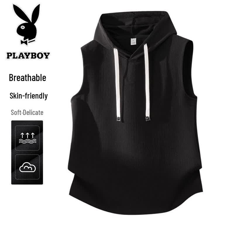 PLAYBOY Men s Summer Hooded Sleeveless T-Shirt 3XL
PLAYBOY Men s Summer Hooded Sleeveless T-Shirt 3XL
