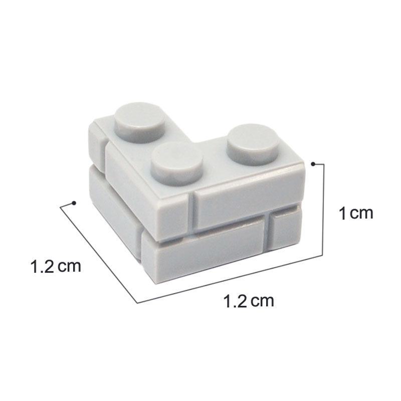 Кутові цеглинки L-подібної форми з дрібними частинками, 2+1 отвір, сумісні з високими конструкторами Lego
Кутові цеглинки L-подібної форми з дрібними частинками, 2+1 отвір, сумісні з високими конструкторами Lego