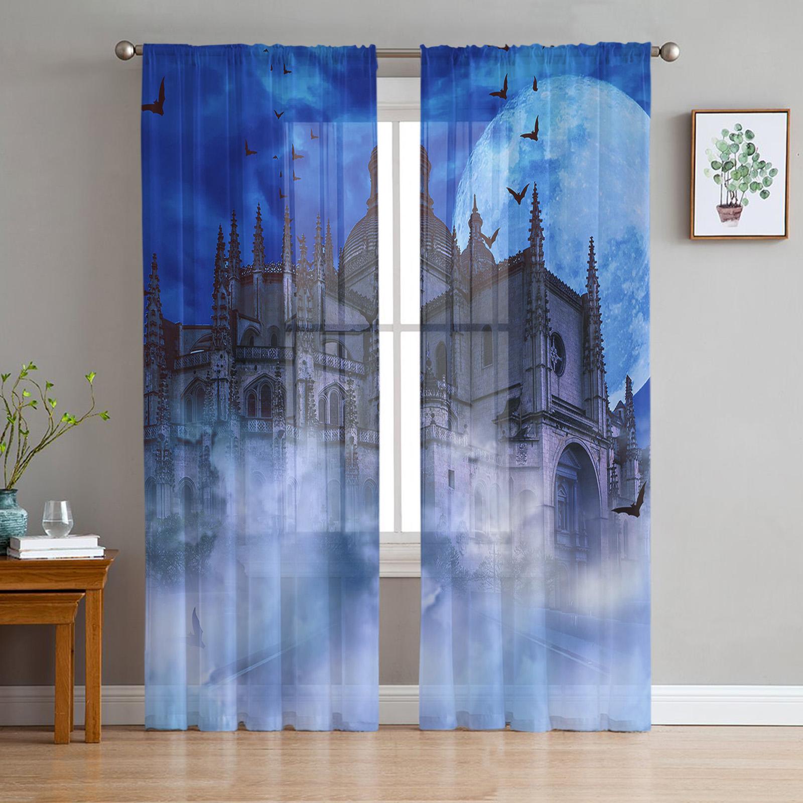 Роскошные шифоновые прозрачные шторы «Замок красоты» для гостиной, спальни, украшение, оконная вуаль, тюлевая занавеска 135W x 114H(cm)
Роскошные шифоновые прозрачные шторы «Замок красоты» для гостиной, спальни, украшение, оконная вуаль, тюлевая занавеска 135W x 114H(cm)