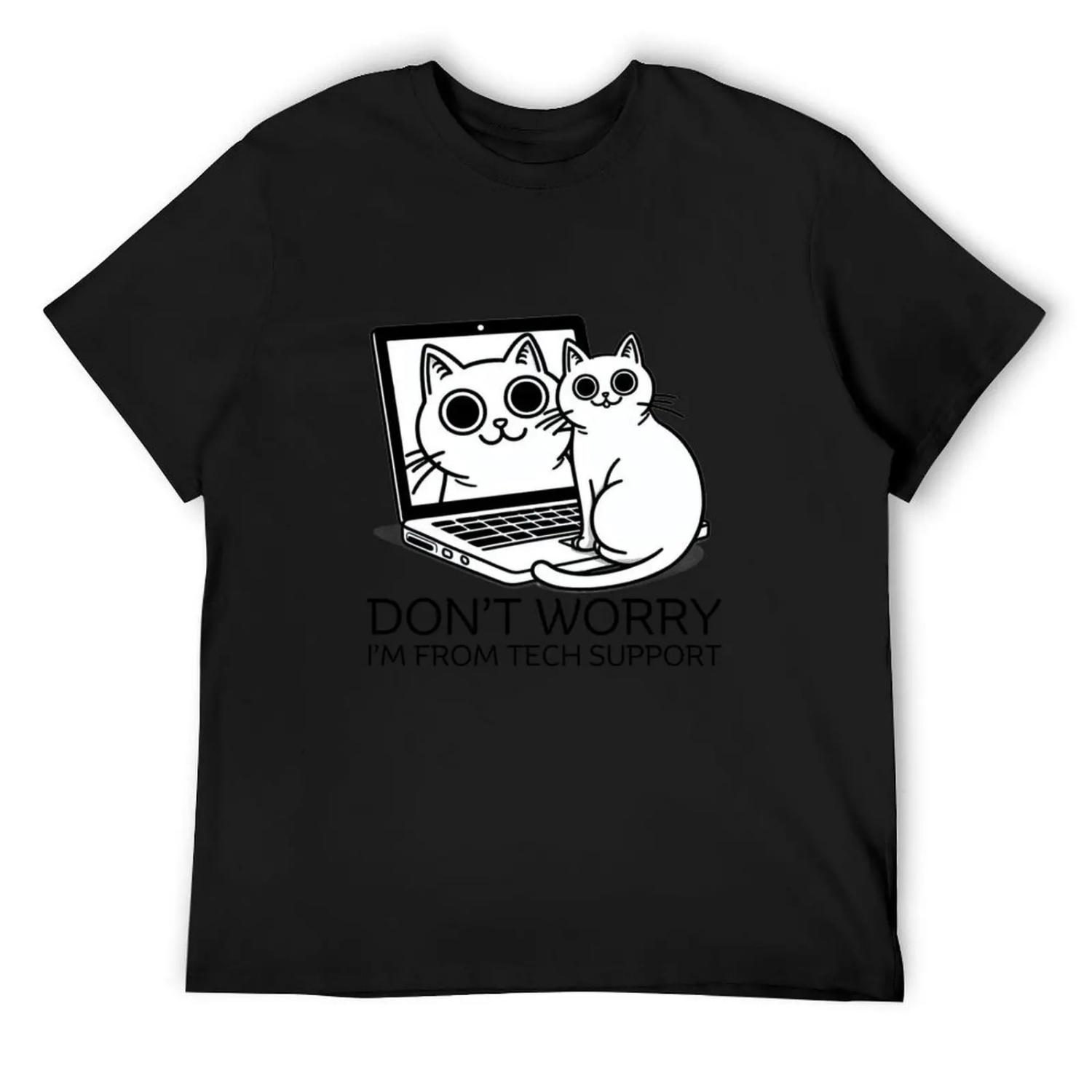 I m From Tech Support Cat Quotes T-Shirt Anime t-shirt summer tops gifts for boyfriend shirts men XXXXXL чорний
I m From Tech Support Cat Quotes T-Shirt Anime t-shirt summer tops gifts for boyfriend shirts men XXXXXL чорний