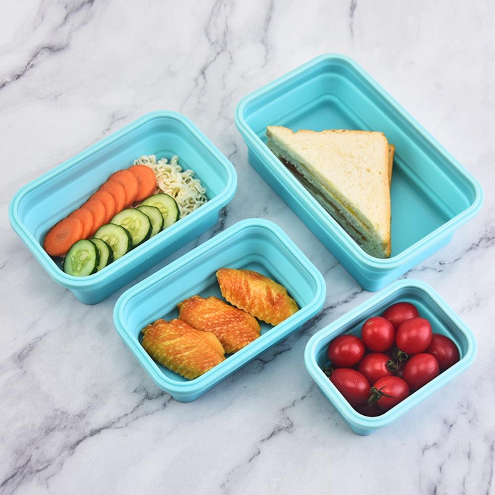 Microwavable Collapsible Silicone Food Container Rectangle Food Storage Box Lunch Box Refrigerator 355ml рожевий
Microwavable Collapsible Silicone Food Container Rectangle Food Storage Box Lunch Box Refrigerator 355ml рожевий