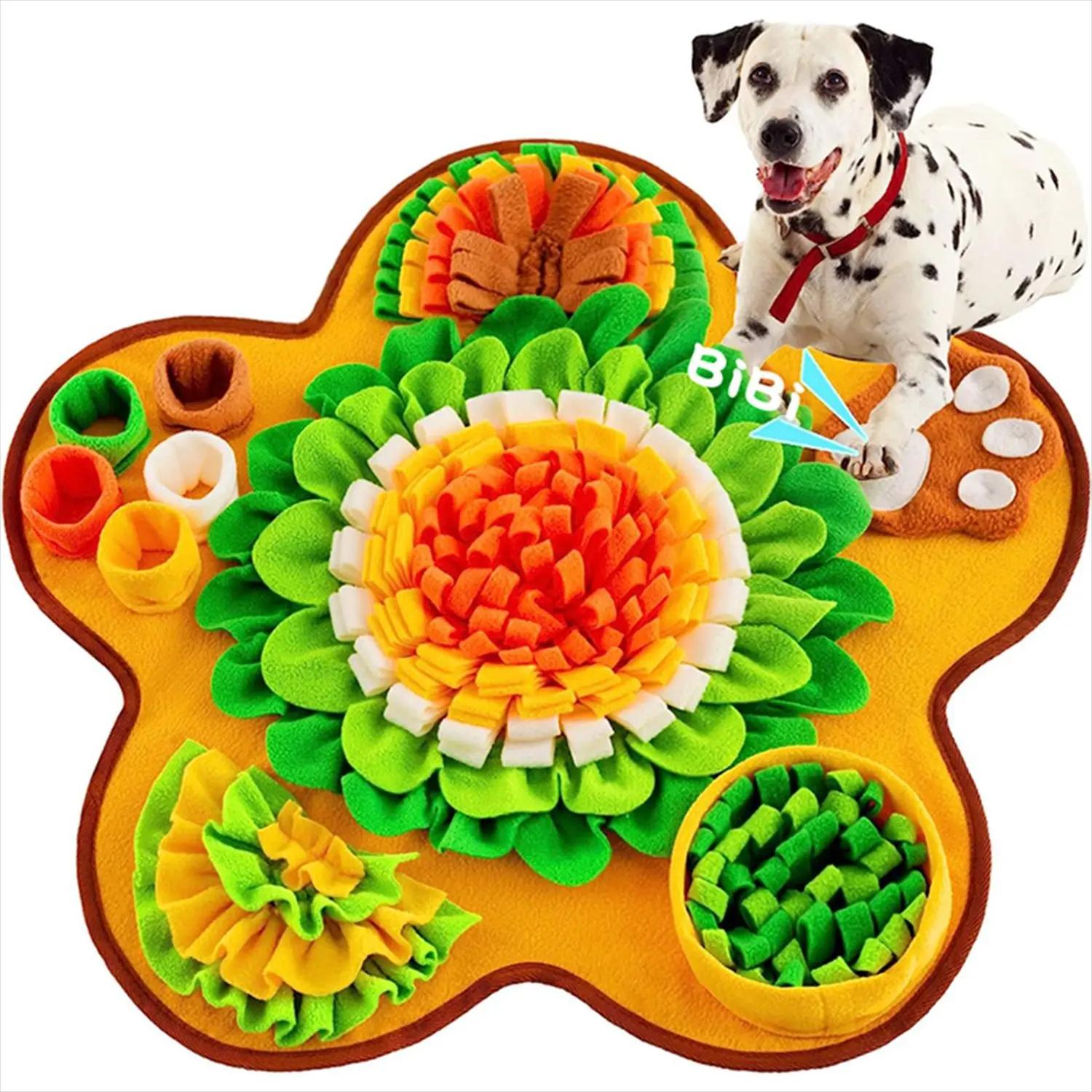 Flower Puzzle Snuffle Mat Slow Feeder Blanket for Small Medium Dogs Cats Hide Treats Nose Training Toy
Flower Puzzle Snuffle Mat Slow Feeder Blanket for Small Medium Dogs Cats Hide Treats Nose Training Toy