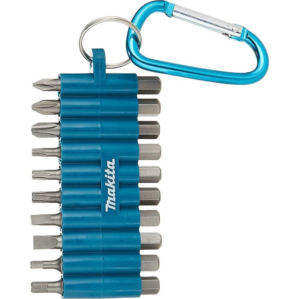 Impact Driver Bit Set 10-Piece with Carabiner, Hex Shank 6.35mm, 13mm Groove
Impact Driver Bit Set 10-Piece with Carabiner, Hex Shank 6.35mm, 13mm Groove