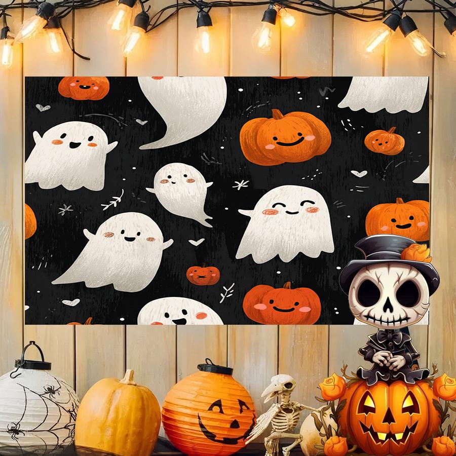 Happy Halloween Tapestry Background Cloth Hanging Cloth Bedroom Bedside Decorative Wall Cloth Rental Dormitory Tapestry 74x94cm(29x37in)
Happy Halloween Tapestry Background Cloth Hanging Cloth Bedroom Bedside Decorative Wall Cloth Rental Dormitory Tapestry 74x94cm(29x37in)