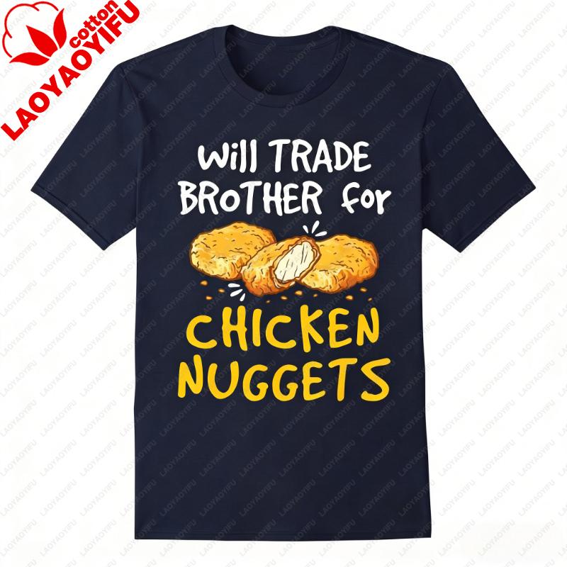 UnisexS Funny Will Trade Chicken Nuggets for Brothers Graphic TShirt Humorous Graphic T Shirts Shirts for Women Gothic Tops 4XL
UnisexS Funny Will Trade Chicken Nuggets for Brothers Graphic TShirt Humorous Graphic T Shirts Shirts for Women Gothic Tops 4XL