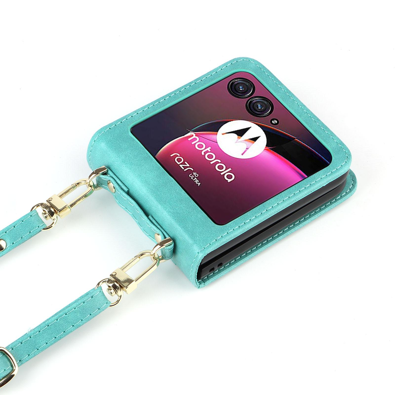 For Motorola Razr 40 Ultra 5G Hard PC+PU Leather Cover One-piece Design Card Slots Phone Case with Lanyard Green
For Motorola Razr 40 Ultra 5G Hard PC+PU Leather Cover One-piece Design Card Slots Phone Case with Lanyard Green
