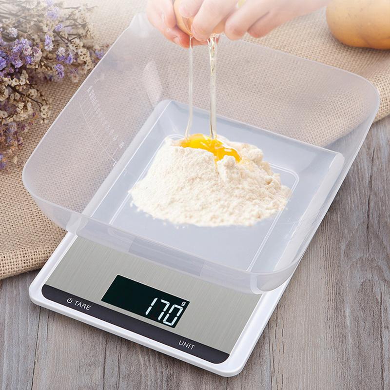 5kg/1g LCD Digital Kitchen Food Scale Electronic Balance Stainless Steel Measuring Weight Tool Type A
5kg/1g LCD Digital Kitchen Food Scale Electronic Balance Stainless Steel Measuring Weight Tool Type A