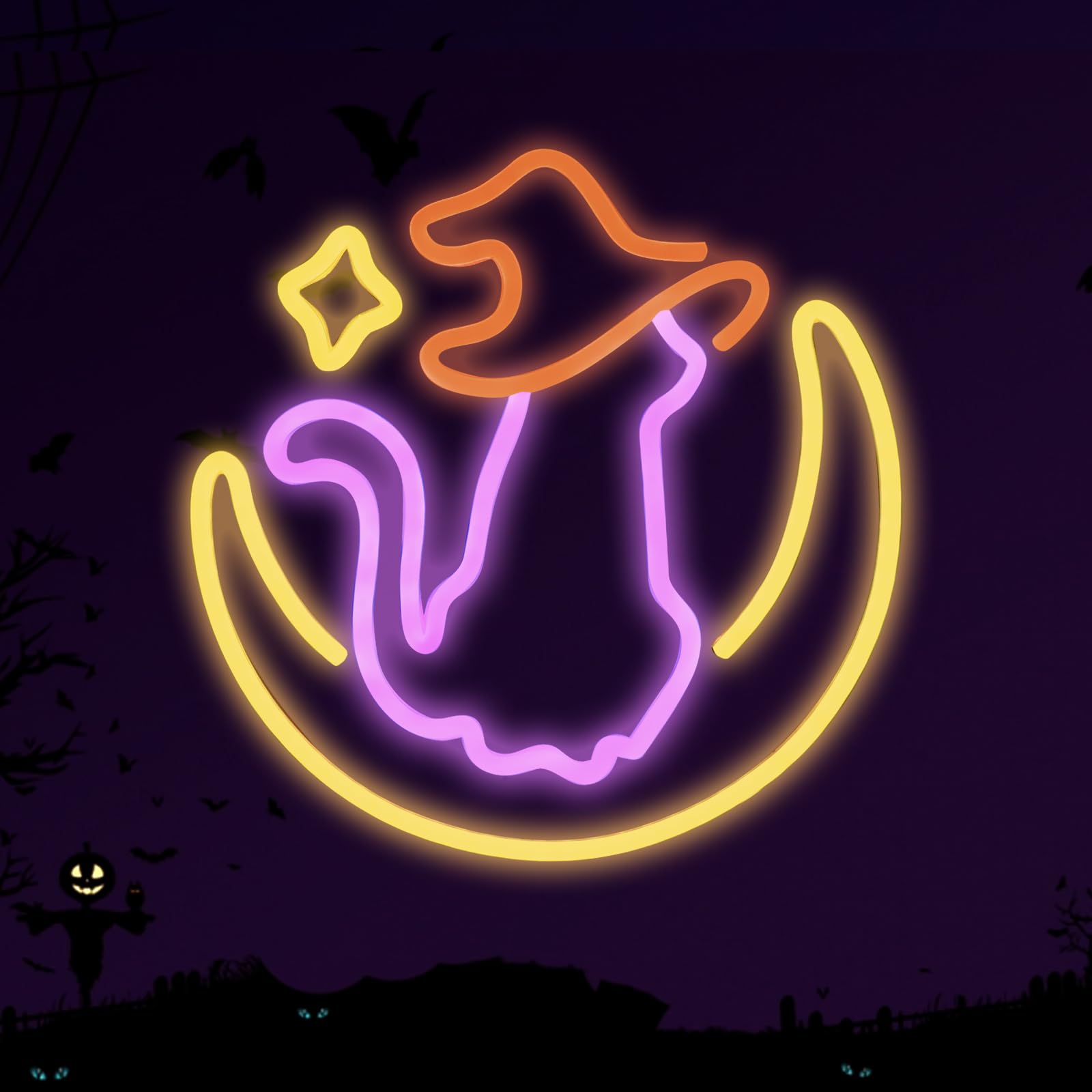 Halloween Sailor-Moon Neon Sign for Bedroom Living Office Room Decor Holiday Party Man Cave, Game Room, Bar - Halloween Gifts
Halloween Sailor-Moon Neon Sign for Bedroom Living Office Room Decor Holiday Party Man Cave, Game Room, Bar - Halloween Gifts