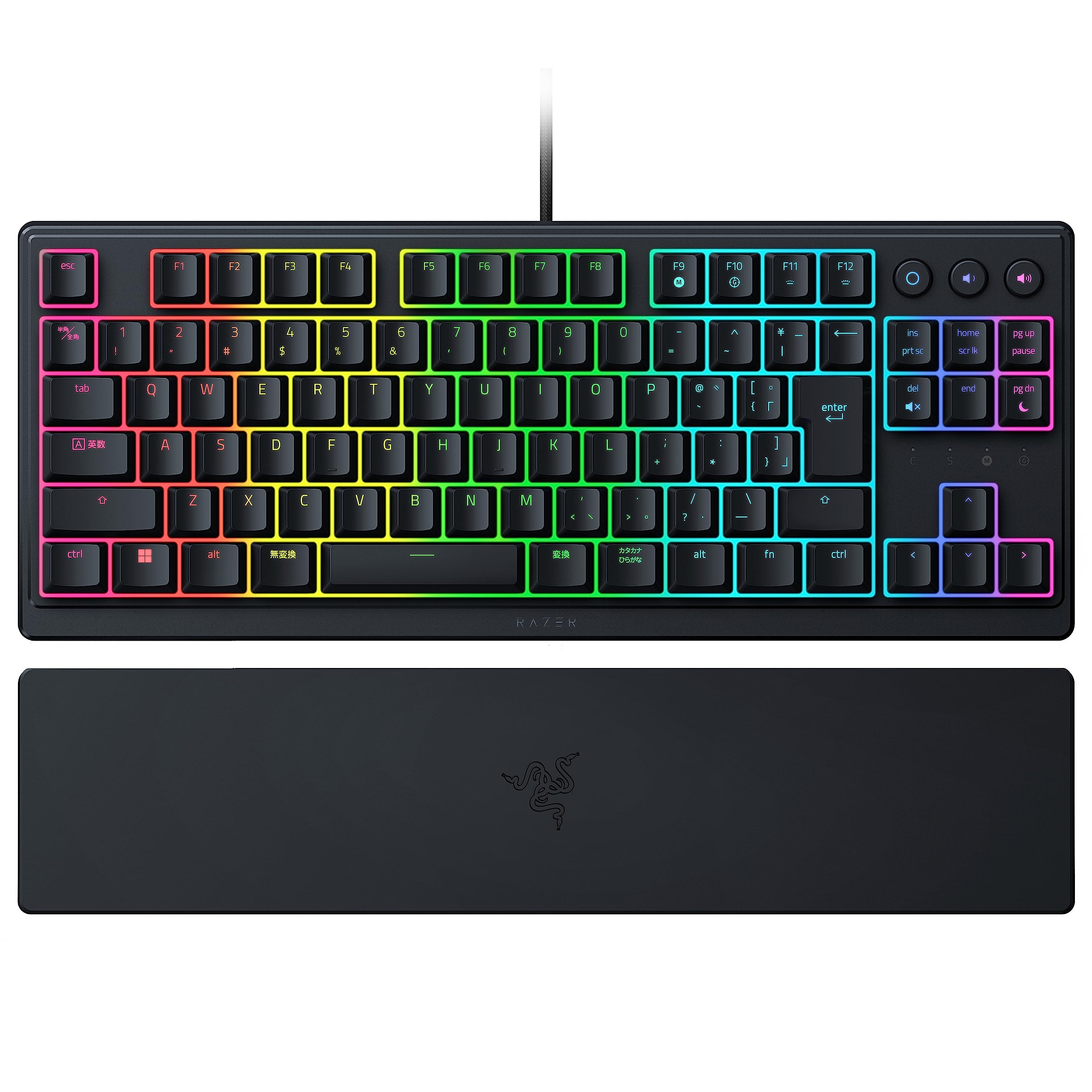 Razer Razer Ornata V3 Tenkeyless JP Tenkeyless thin wired keyboard with mechanical membrane switches with a comfortable click feeling Low profile
Razer Razer Ornata V3 Tenkeyless JP Tenkeyless thin wired keyboard with mechanical membrane switches with a comfortable click feeling Low profile
