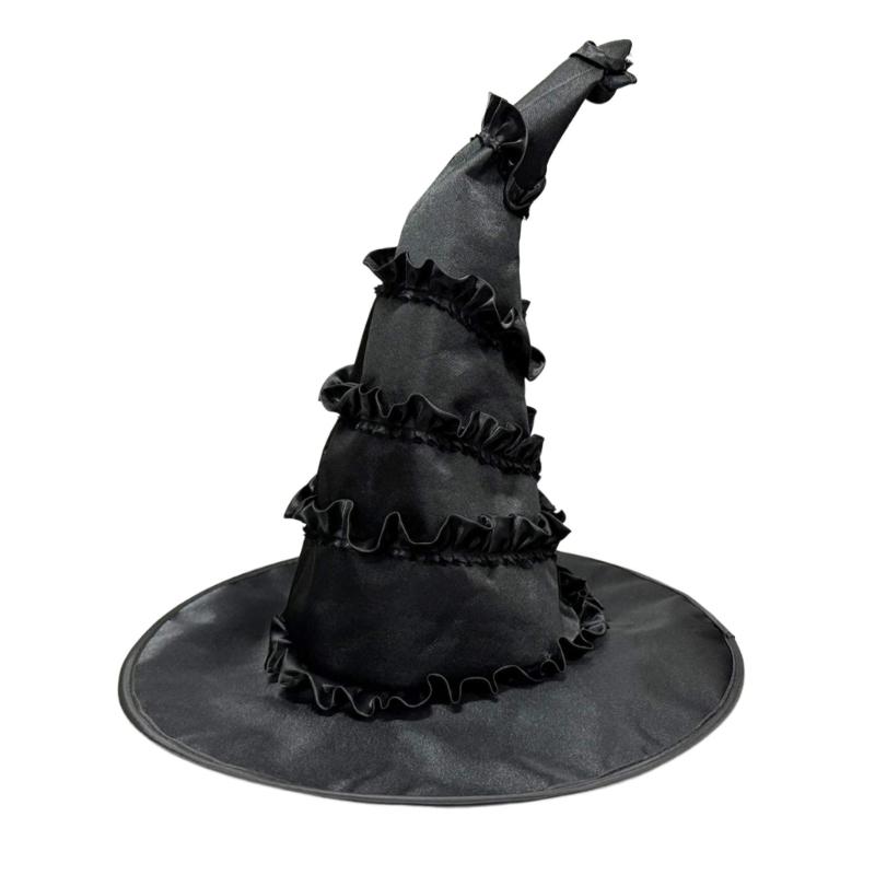 Large Black Witches Witch Hat Twist Witch Caps Headwear Halloween Cosplay Costume Accessory for Women Girls Gifts 1 чорний
Large Black Witches Witch Hat Twist Witch Caps Headwear Halloween Cosplay Costume Accessory for Women Girls Gifts 1 чорний