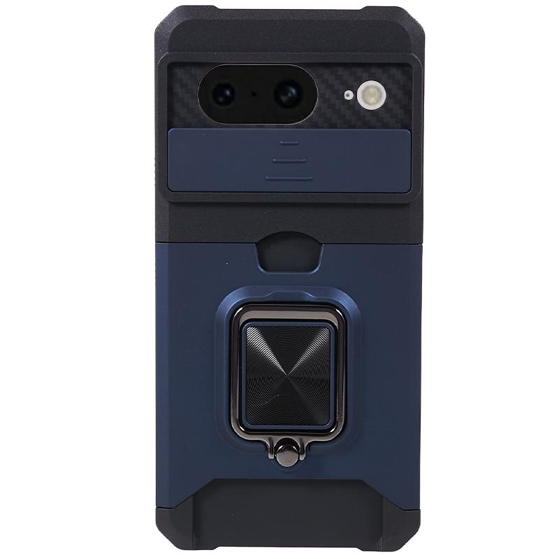 Для Google Pixel 8 Чехол-подставка с держателем для карт Защита объектива-слайдера Чехол для телефона из ПК+ТПУ Navy Blue
Для Google Pixel 8 Чехол-подставка с держателем для карт Защита объектива-слайдера Чехол для телефона из ПК+ТПУ Navy Blue