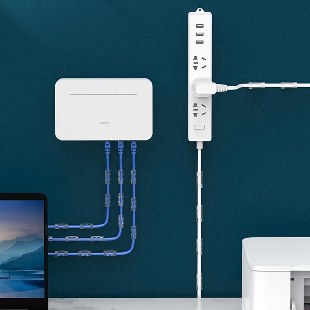 CABLECREATION CT1003 50Pcs Large Size Punch-free Self-adhesive Wire Fixing Clip Network Cable Desktop Organizer
CABLECREATION CT1003 50Pcs Large Size Punch-free Self-adhesive Wire Fixing Clip Network Cable Desktop Organizer