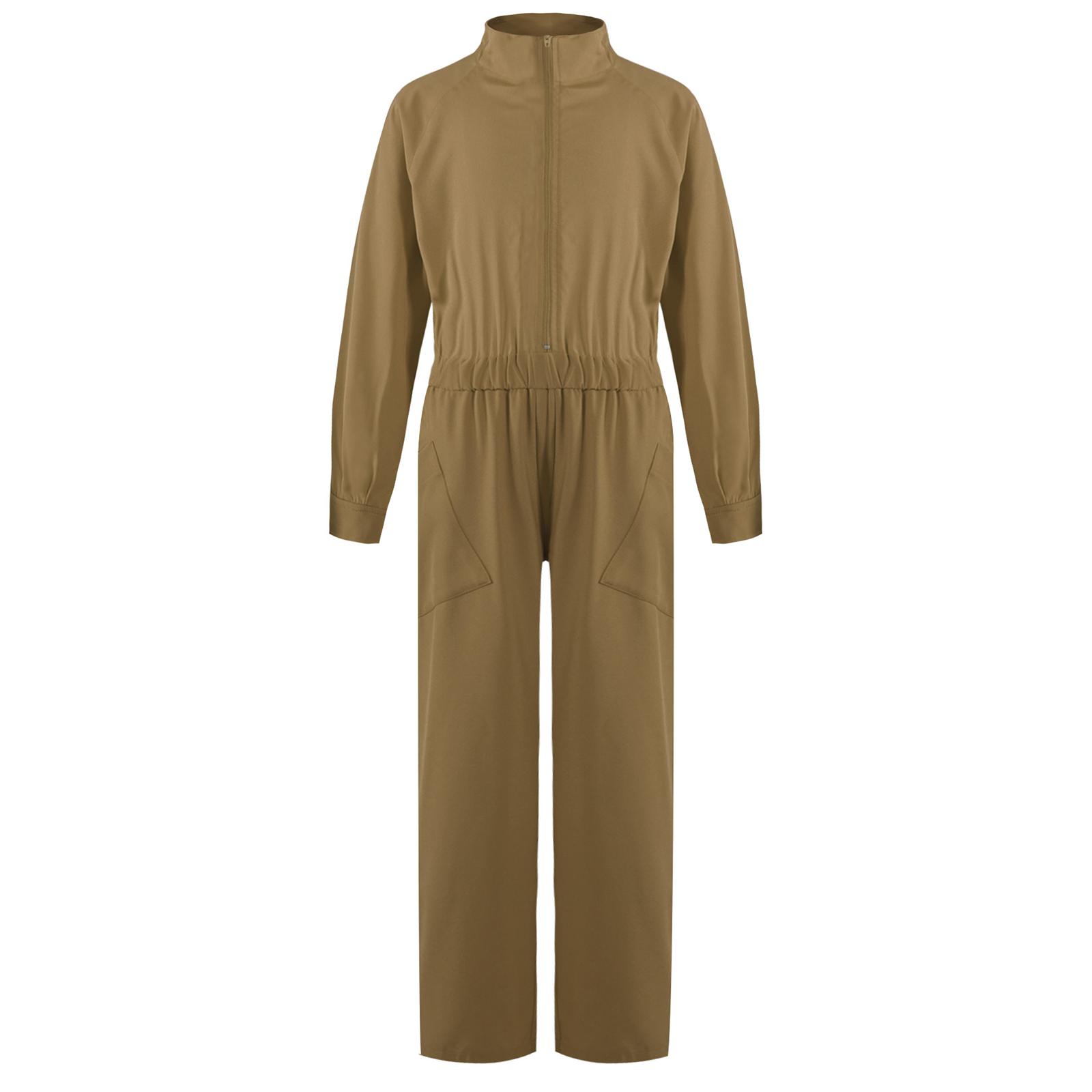 Kids Playwear Solid Color Coverall Elastic Waist Romper
Kids Playwear Solid Color Coverall Elastic Waist Romper