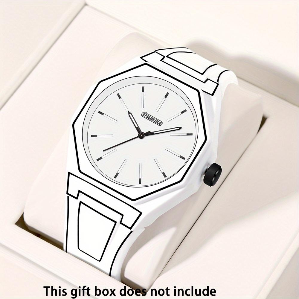 Preppy Style Quartz Wrist Watch - Round Dial, Electronic Drive, Silicone Strap, Unisex, Holiday Gifts
Preppy Style Quartz Wrist Watch - Round Dial, Electronic Drive, Silicone Strap, Unisex, Holiday Gifts
