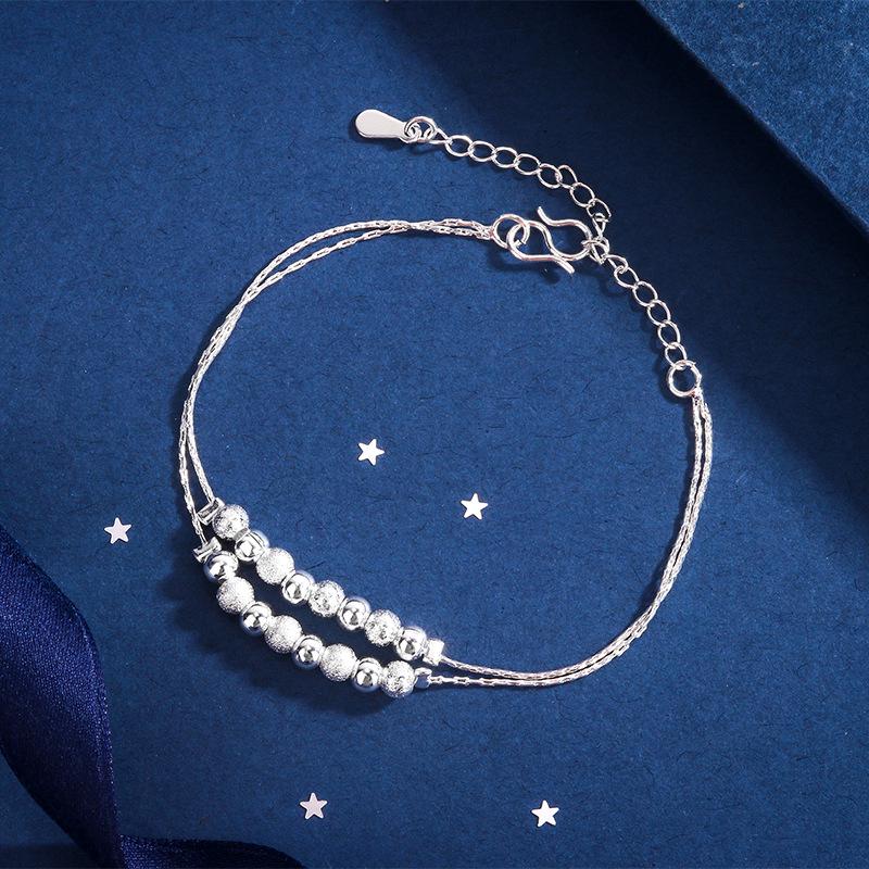S925 Beaded Stripe Bracelet - Light Luxury Fashion Style
S925 Beaded Stripe Bracelet - Light Luxury Fashion Style