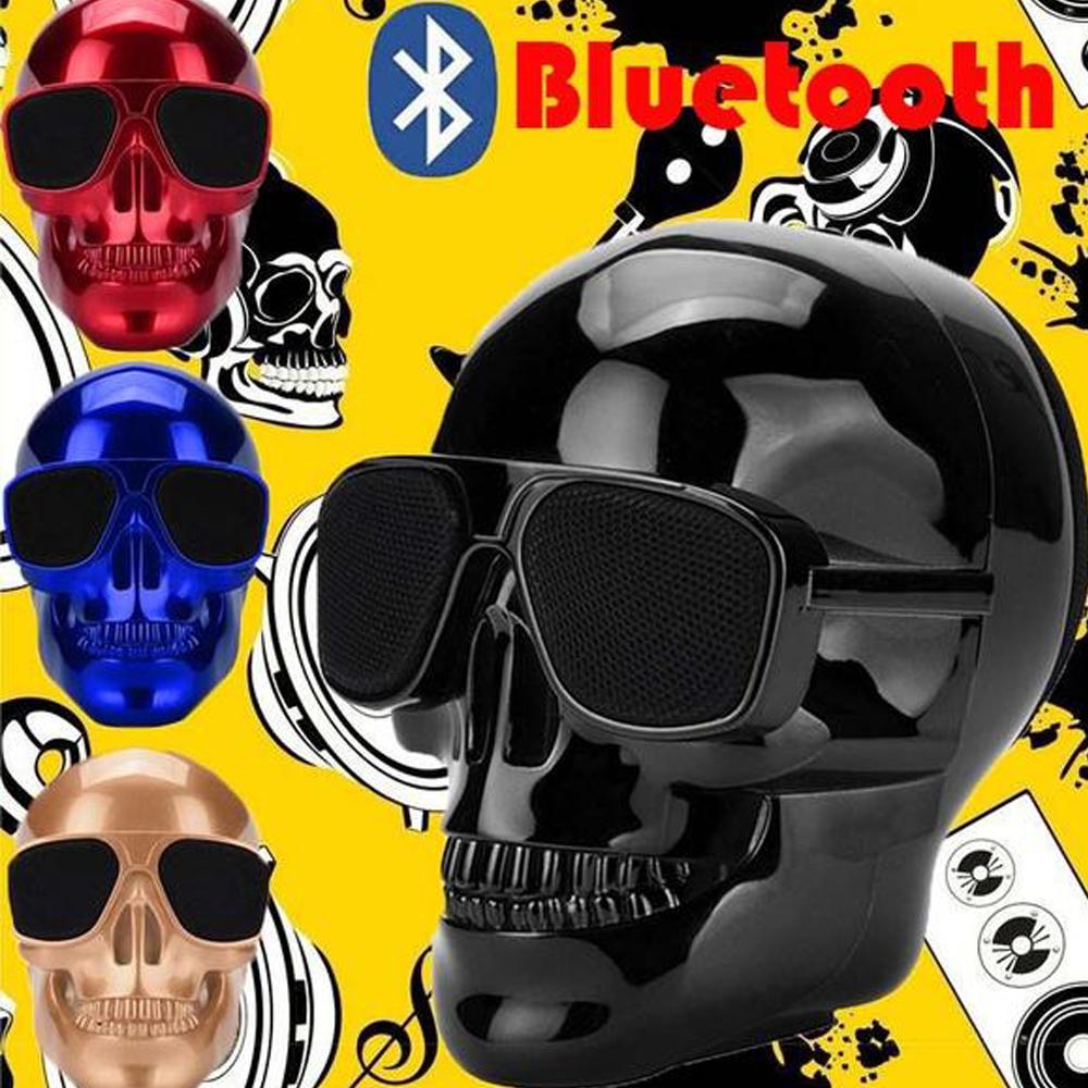 Обновите переносной беспроводной Bluetooth-стереодинамик Carol Plating Skull с HD Sound Bass BK
Обновите переносной беспроводной Bluetooth-стереодинамик Carol Plating Skull с HD Sound Bass BK