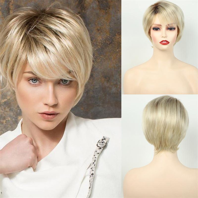 Short Wigs for Women Synthetic Hair Natural Hairstyles Mommy Wig Color Casual Wig with Bangs Pixie Cut Outfits Wigs
Short Wigs for Women Synthetic Hair Natural Hairstyles Mommy Wig Color Casual Wig with Bangs Pixie Cut Outfits Wigs
