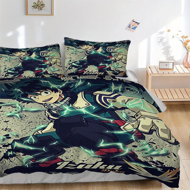 Izuku Midoriya Bedding Set Comforter Cover Gift for Bedroom,Includes 1 Cover and 2 Pillowcases, No InsertB222 135x200cm
Izuku Midoriya Bedding Set Comforter Cover Gift for Bedroom,Includes 1 Cover and 2 Pillowcases, No InsertB222 135x200cm