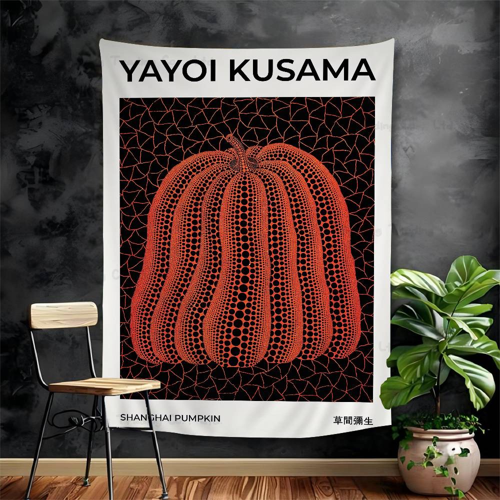 Yayoi Kusama Art Exhibition Pumpkin Flower Hanging Bohemian Tapestry Hanging Tarot Hippie Wall Rugs Dorm Wall Hanging Home Decor 74x94cm(29x37in)
Yayoi Kusama Art Exhibition Pumpkin Flower Hanging Bohemian Tapestry Hanging Tarot Hippie Wall Rugs Dorm Wall Hanging Home Decor 74x94cm(29x37in)