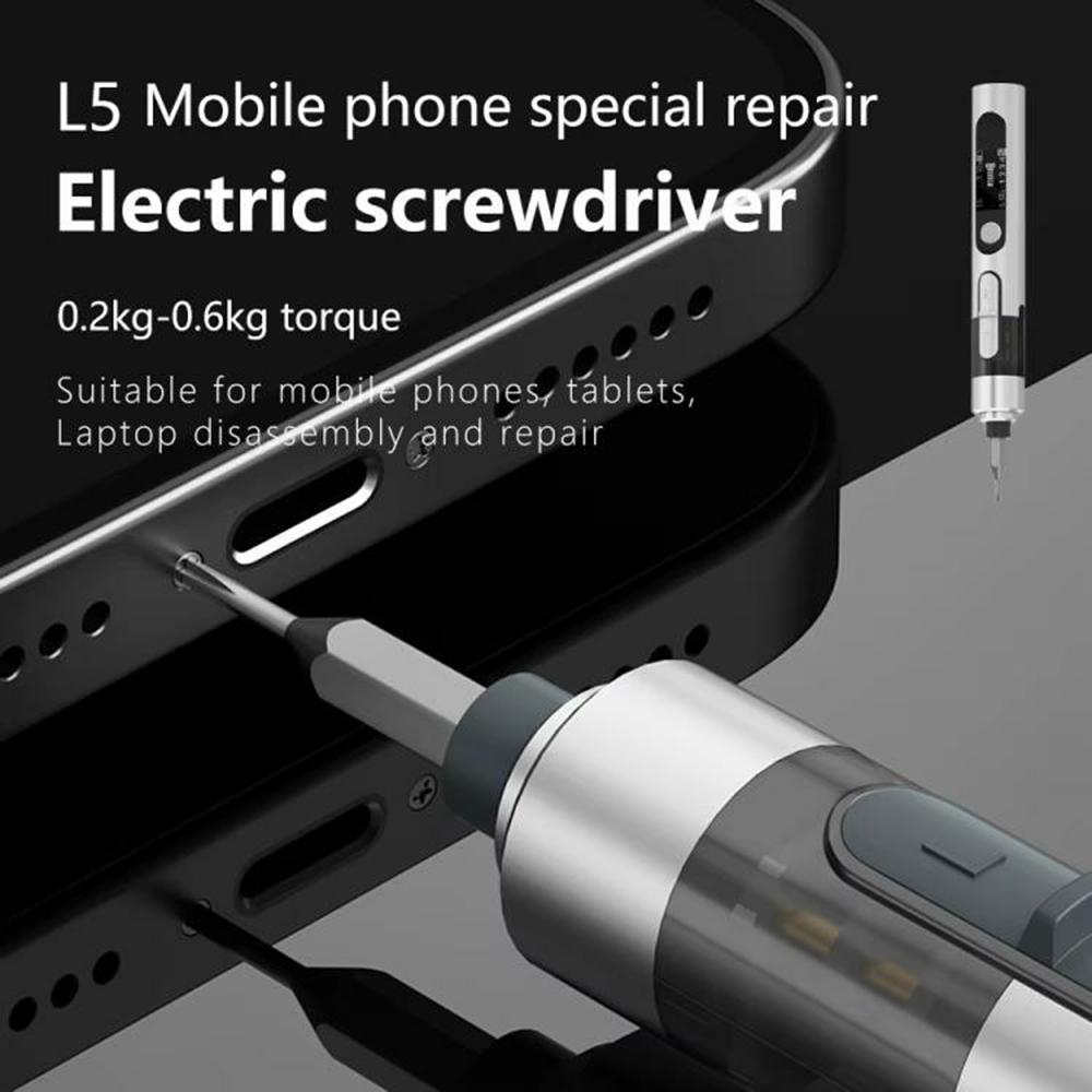 MAANT L5 Precision Electric Screwdriver Set Multi-Function Smartphones Repair Tool Kit A
MAANT L5 Precision Electric Screwdriver Set Multi-Function Smartphones Repair Tool Kit A