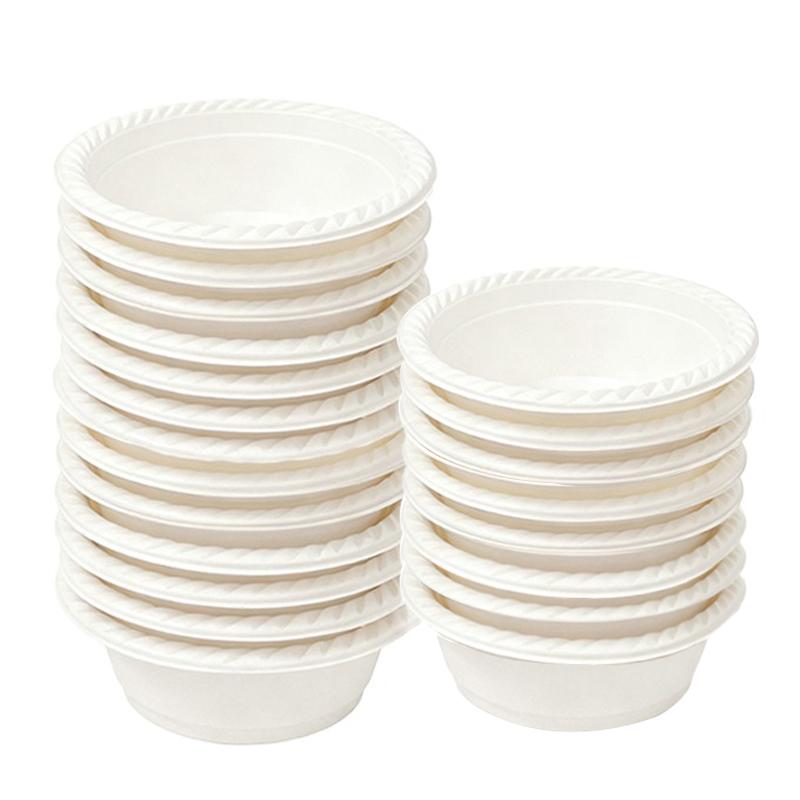 10/20/30PCS Disposable Plastic Bowls White Plastic Bowls Dessert Cake Salad Fruit Soup Food Container Family Party Supplies 10PCS білий
10/20/30PCS Disposable Plastic Bowls White Plastic Bowls Dessert Cake Salad Fruit Soup Food Container Family Party Supplies 10PCS білий
