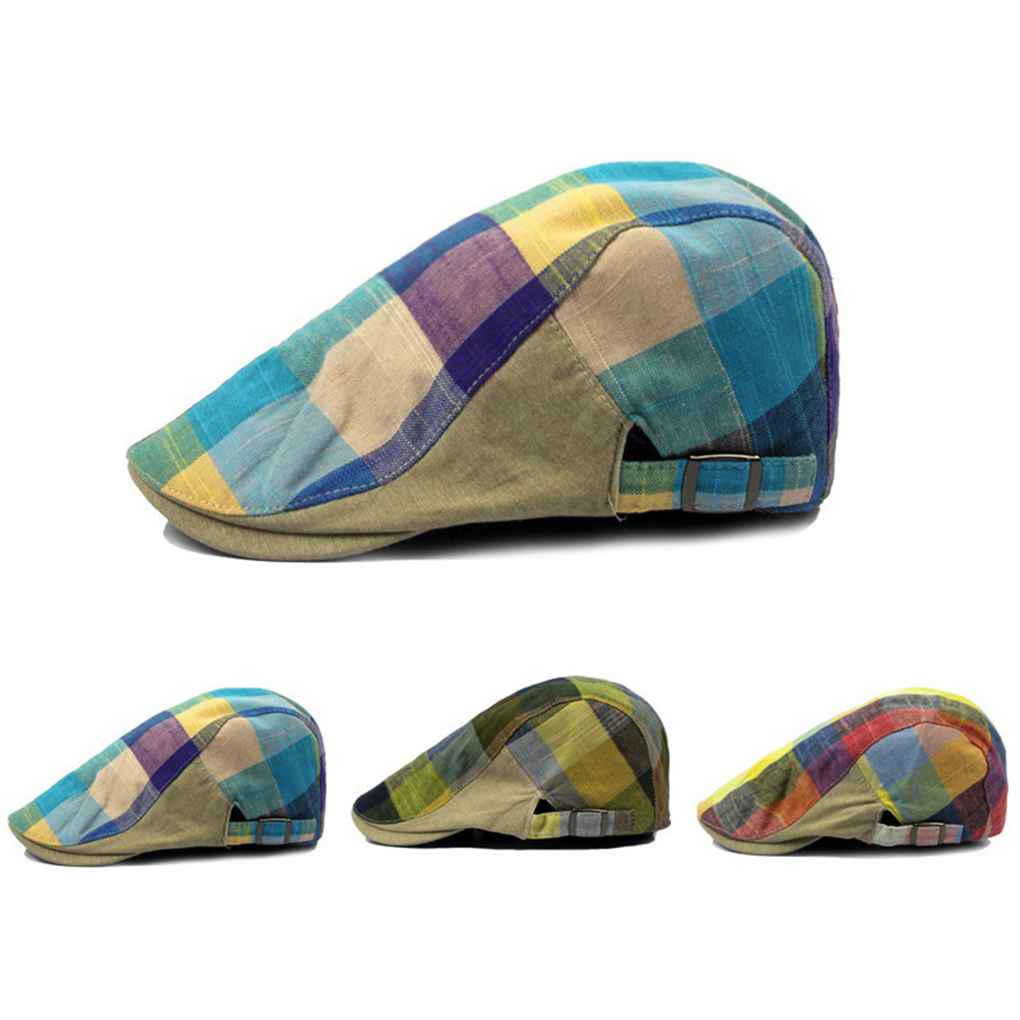 Мужчины Цвет Решетка Крышка Шляпа Берет Шляпа Регулируемый Плоский Верх Берет Шапка
Мужчины Цвет Решетка Крышка Шляпа Берет Шляпа Регулируемый Плоский Верх Берет Шапка