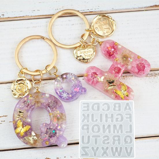 Yousheng Alphabet Mold Non-Stick Non-deformable Easily Demoulding Flexible DIY Handmade Epoxy Resin Casting Letter Keychain Mold Kids Supply
Yousheng Alphabet Mold Non-Stick Non-deformable Easily Demoulding Flexible DIY Handmade Epoxy Resin Casting Letter Keychain Mold Kids Supply