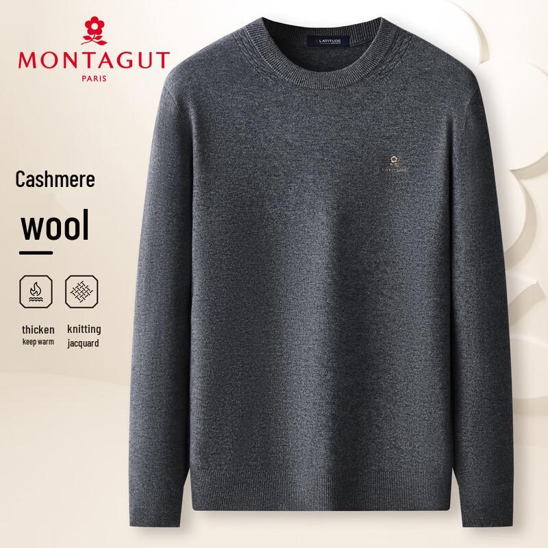 MONTAGUT Men s Wool & Cashmere Crew Neck Pullover Sweater 3XL
MONTAGUT Men s Wool & Cashmere Crew Neck Pullover Sweater 3XL