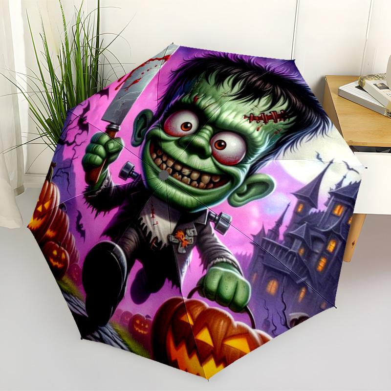 1pc Halloween Frankenstein Automatic Open/Close Umbrella, Folding Compact Umbrella with Lightweight Design for Women/Men yy251028247
1pc Halloween Frankenstein Automatic Open/Close Umbrella, Folding Compact Umbrella with Lightweight Design for Women/Men yy251028247