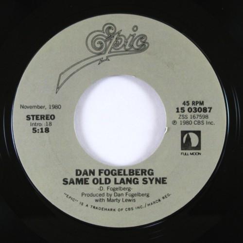 7inch Record DAN FOGELBERG - Same Old Lang Syne / Hard To Say 1503087 Epic, Full Moon US Rock Used
7inch Record DAN FOGELBERG - Same Old Lang Syne / Hard To Say 1503087 Epic, Full Moon US Rock Used