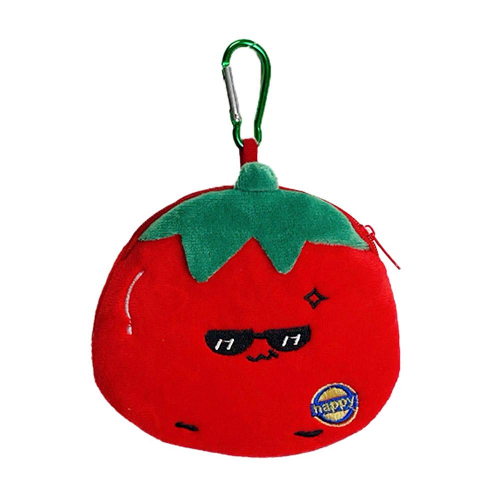 Tomato Pocket Wallet Plush Keychain Bag Backpack Pendant Charm Headphone/Data Cable/Lipstick/Sanitary Napkins Storage bag
Tomato Pocket Wallet Plush Keychain Bag Backpack Pendant Charm Headphone/Data Cable/Lipstick/Sanitary Napkins Storage bag