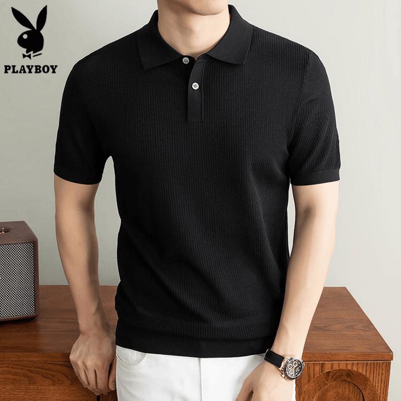 PLAYBOY Men s Thin Knit Polo Shirt 50/110
PLAYBOY Men s Thin Knit Polo Shirt 50/110
