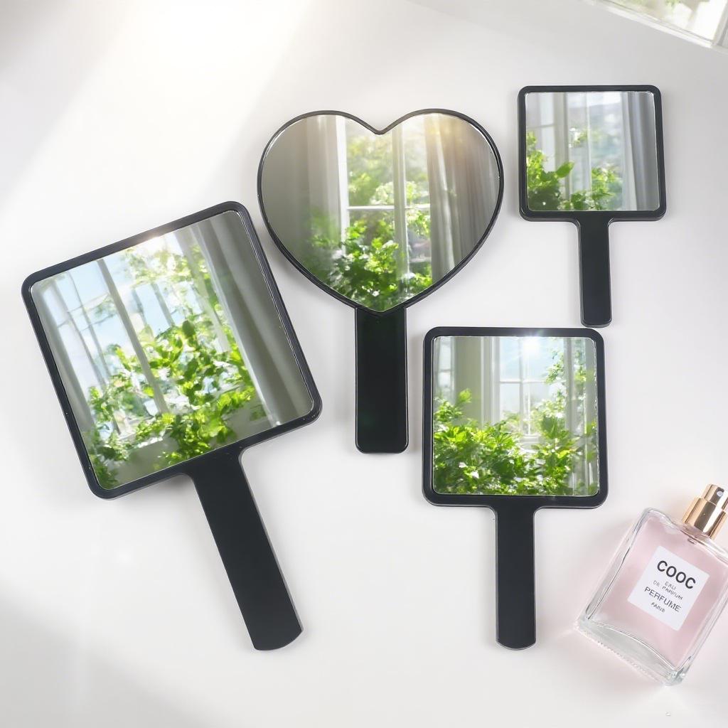 Portable Student Dormitory Square Makeup Mirror – Mini Handheld, Single-Sided 7.5*13.5cm Square Mirror чорний
Portable Student Dormitory Square Makeup Mirror – Mini Handheld, Single-Sided 7.5*13.5cm Square Mirror чорний