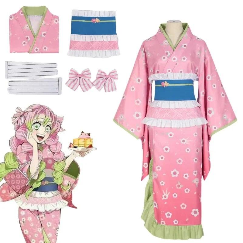 Нове аніме Kanrodji Mitsuri Kimono Girdle for Women Girl Halloween Party Cosplay Costume Pink Performance Uniform L
Нове аніме Kanrodji Mitsuri Kimono Girdle for Women Girl Halloween Party Cosplay Costume Pink Performance Uniform L